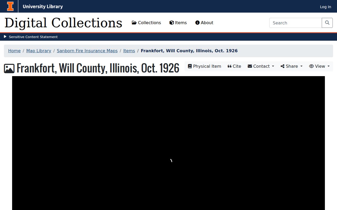 Frankfort directory address companion showing the 1926 Sanborn map